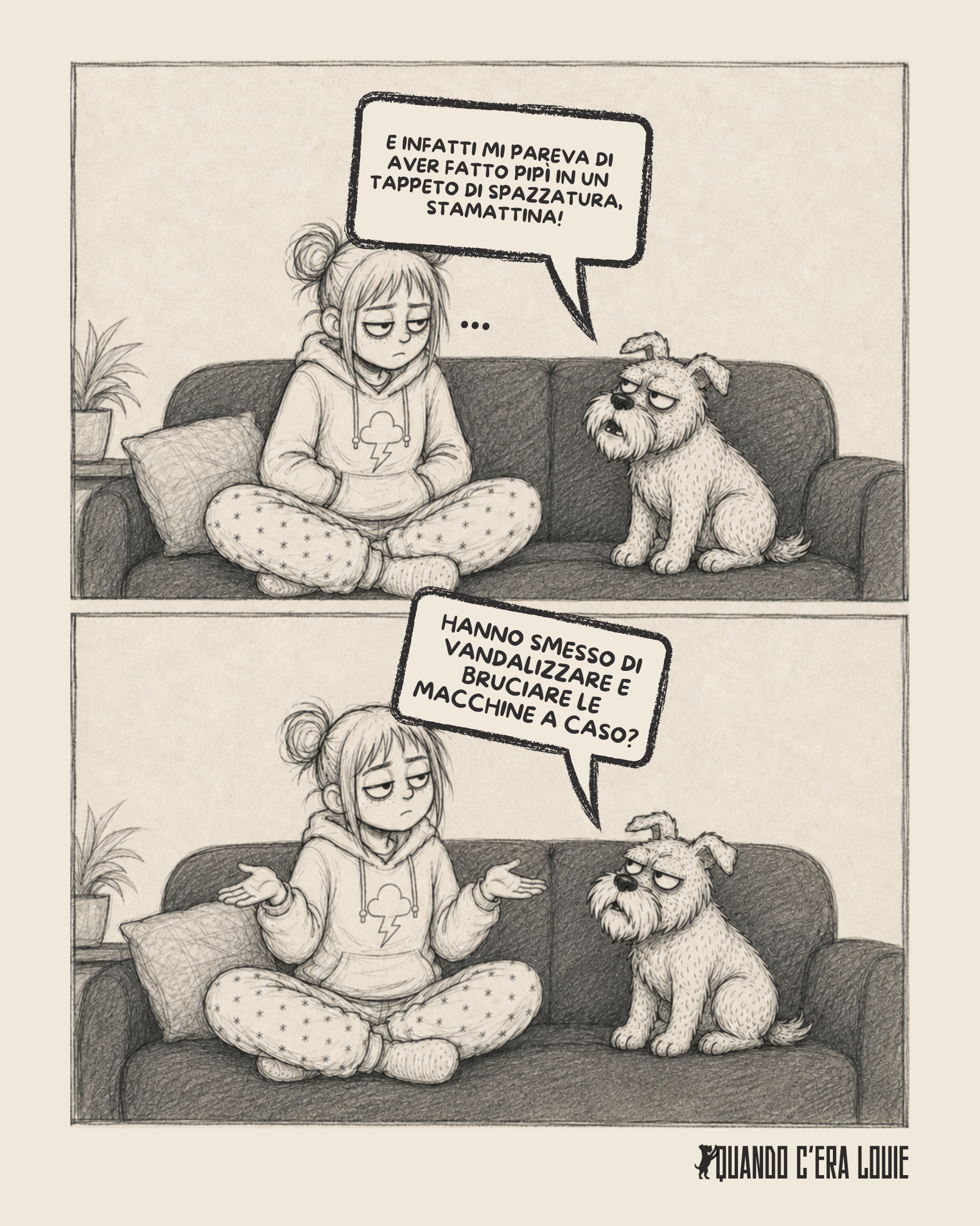 Quando c’era Louie | Strisce a fumetti