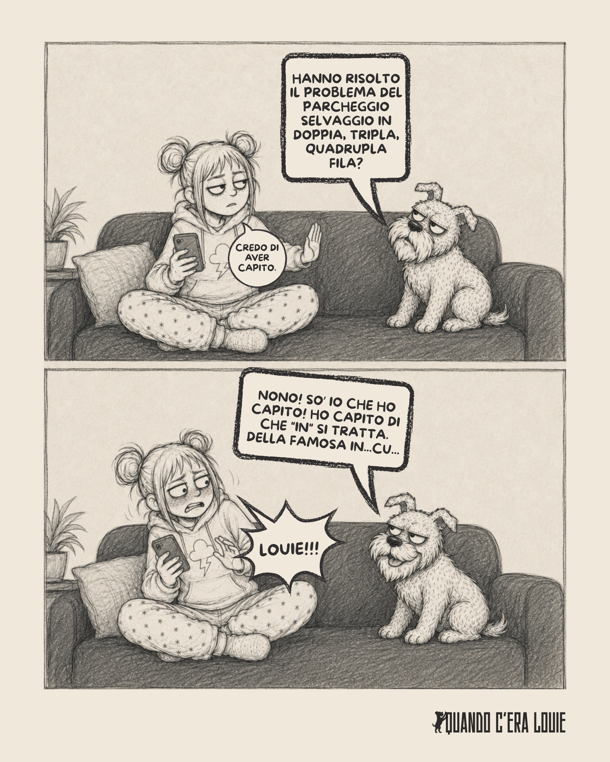 Quando c’era Louie | Strisce a fumetti
