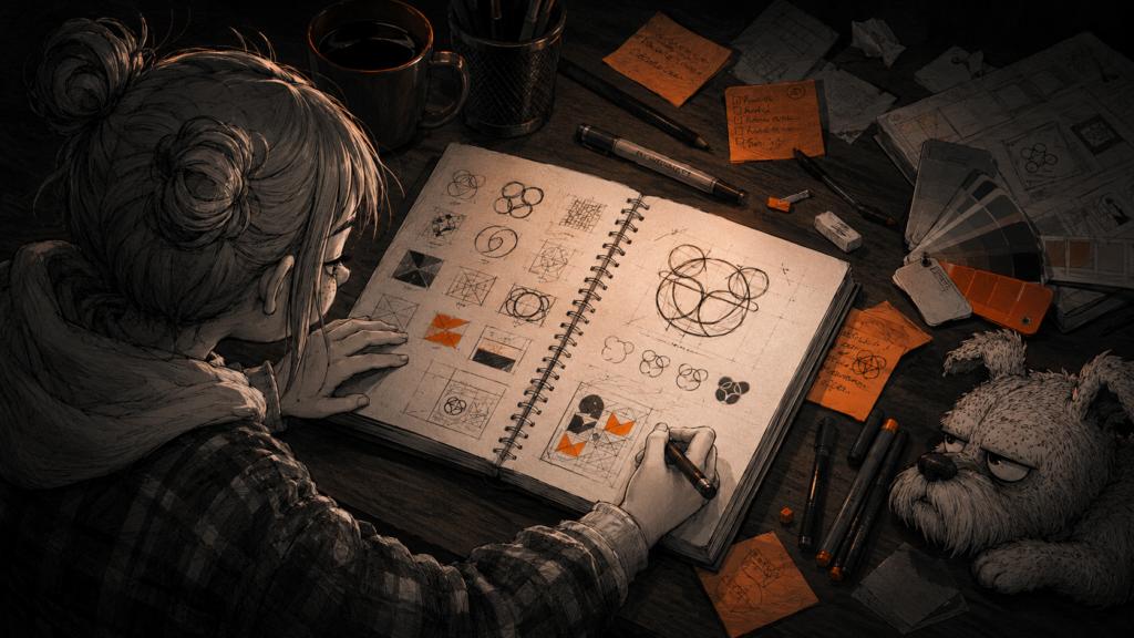 Attività e competenze di una graphic designer freelance