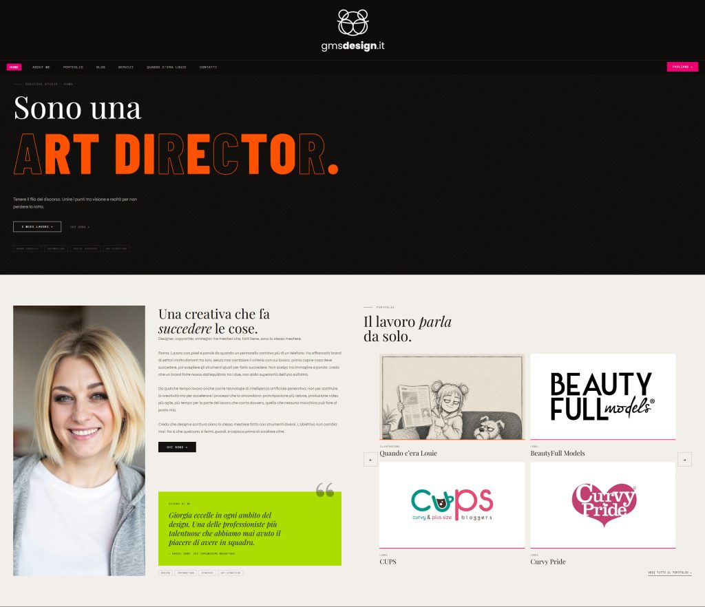 sonogiorgia.it | AI-Co-worked Portfolio