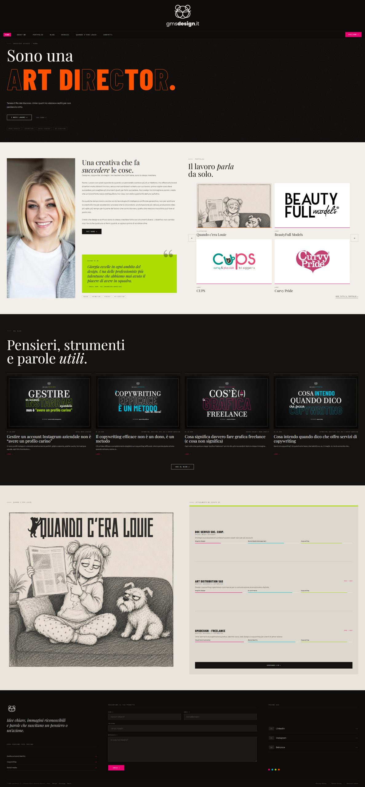 sonogiorgia.it | AI-Co-worked Portfolio