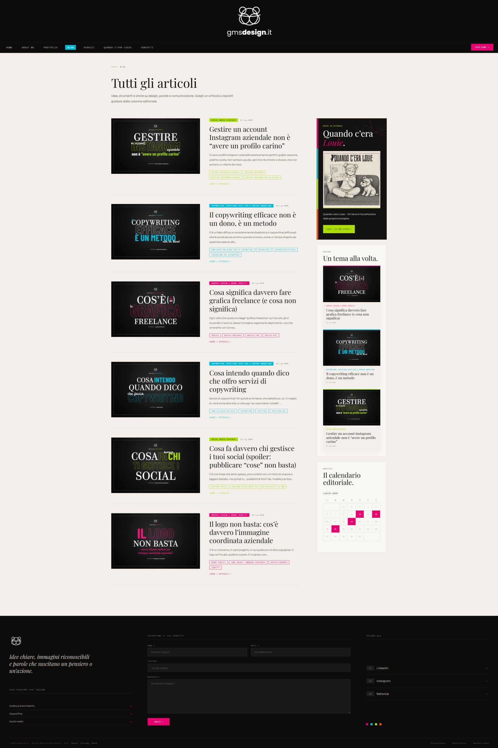 sonogiorgia.it | AI-Co-worked Portfolio