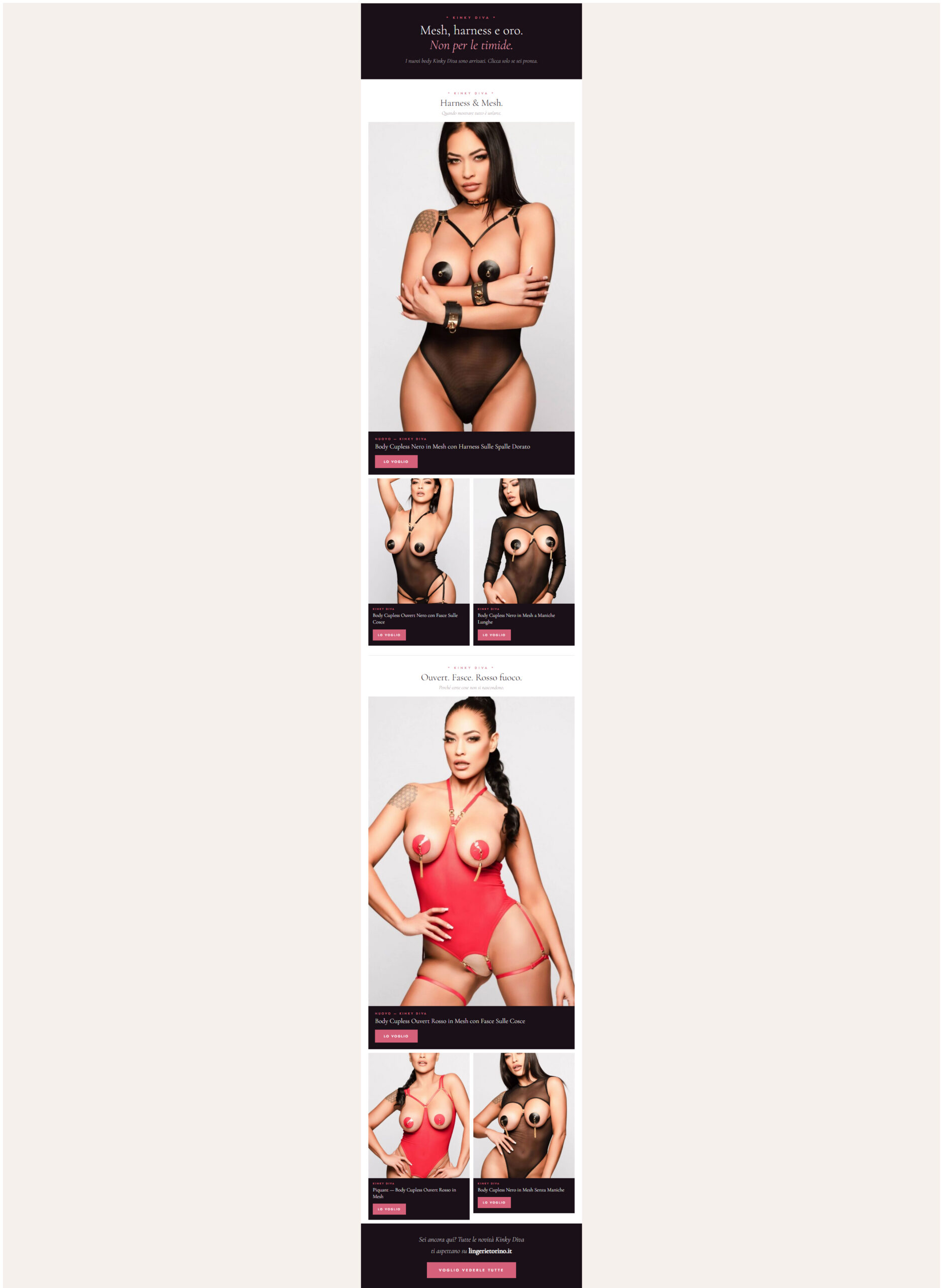 Lingerie Torino | E-commerce