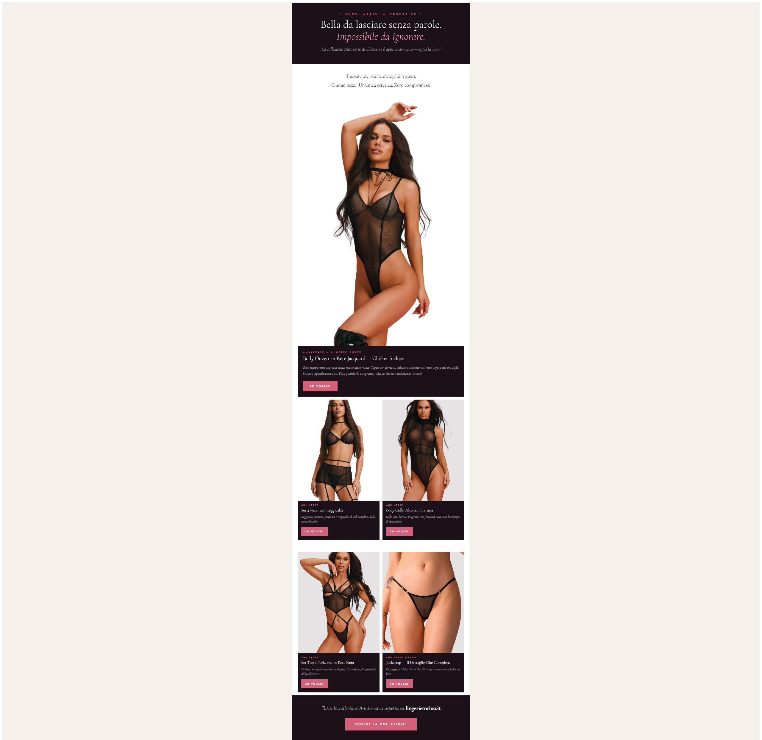 Lingerie Torino | E-commerce